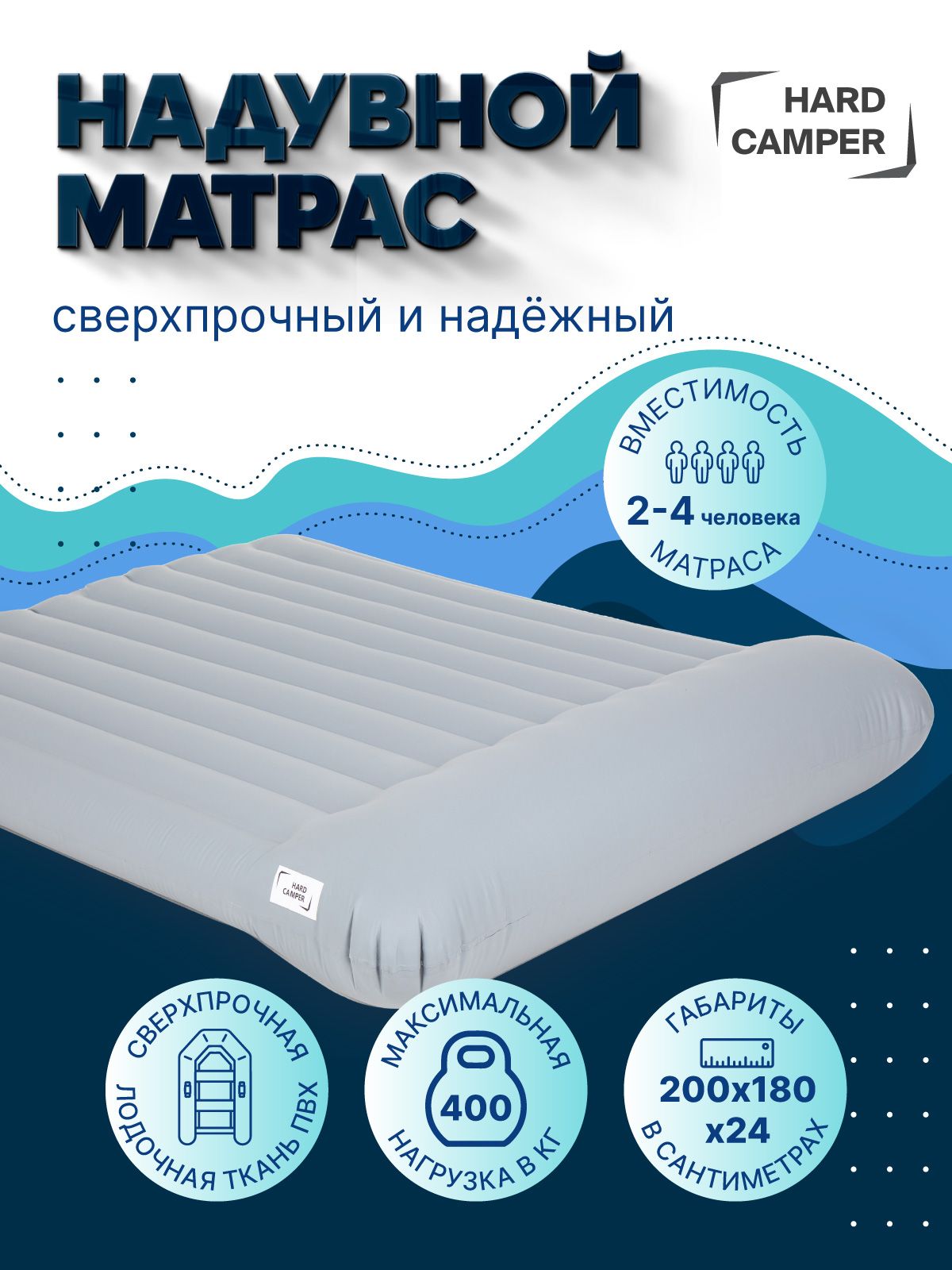 Матрас надувной 180 на 160