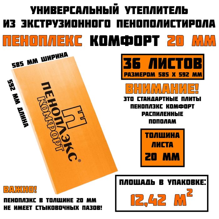 Пеноплекс 20 Мм Цена