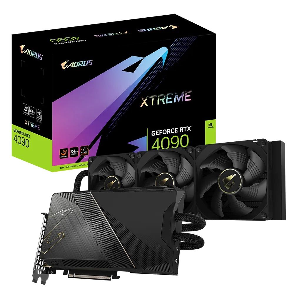 Видеокарта Gigabyte 24 ГБ (GV-N4090AORUSX W-24GD)