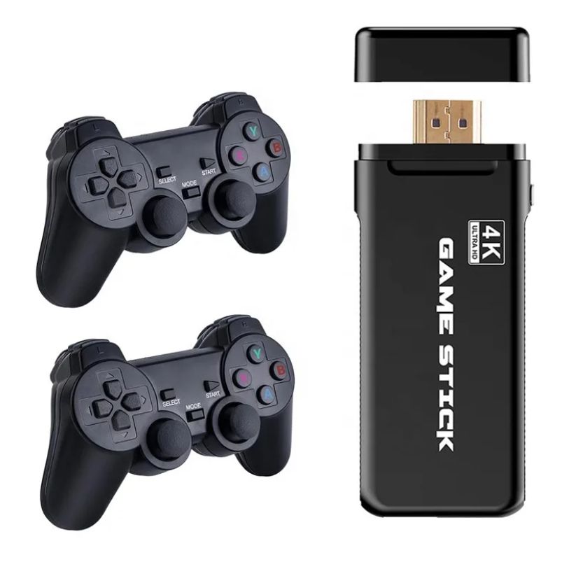 Как подключить game stick к пк Портативная игровая консоль Game stick M8 4K HD ретро, игровая приставка 2.4G Wi