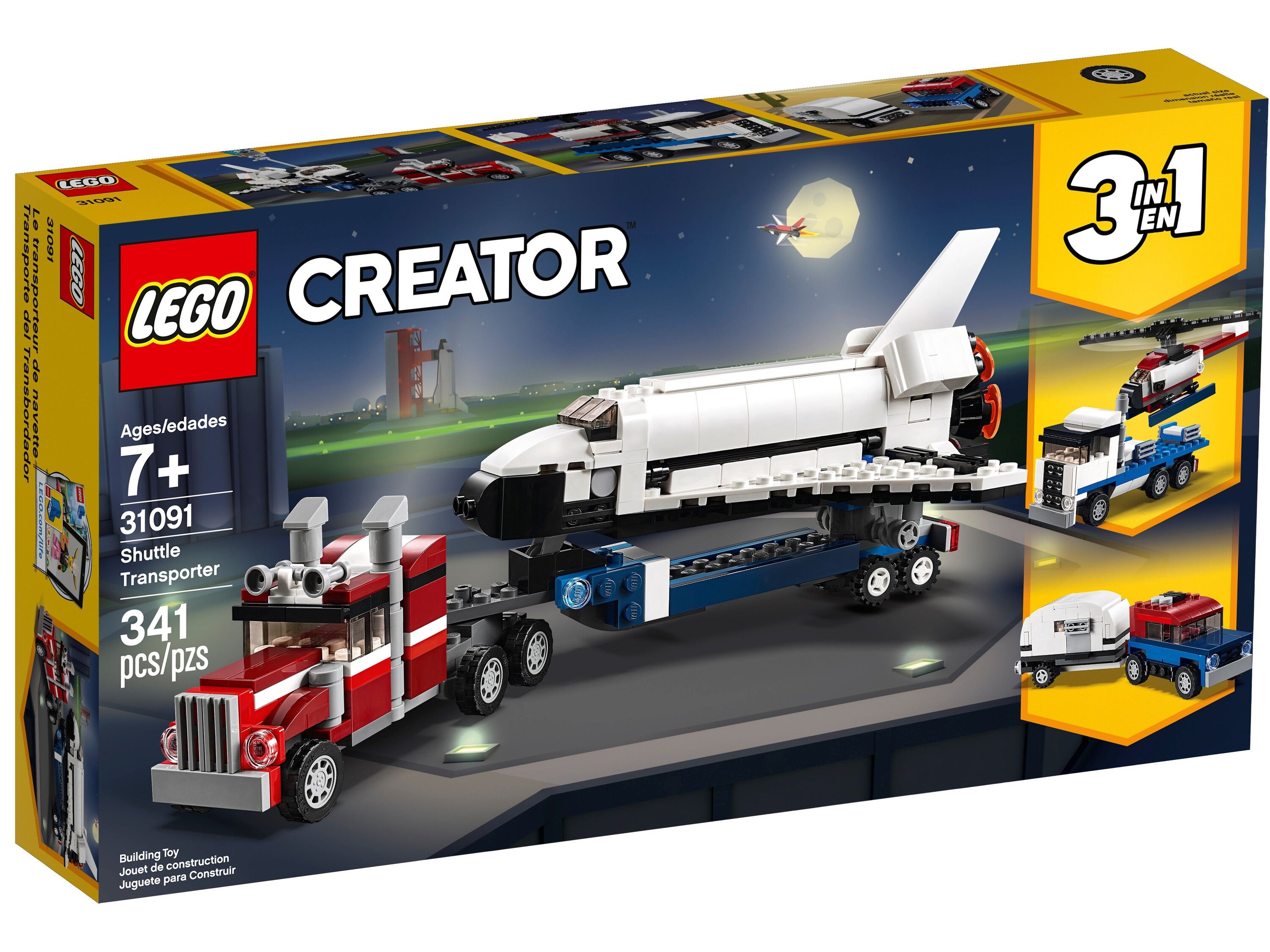 Lego creator space shuttle 3 in 1 sale