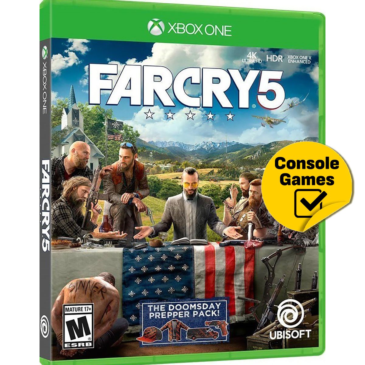 Игра far xbox. Far Cry 5 (Xbox one). Far Cry 5 Xbox. Far Cry 5 диск Xbox one. Фар край 5 на Xbox 360.