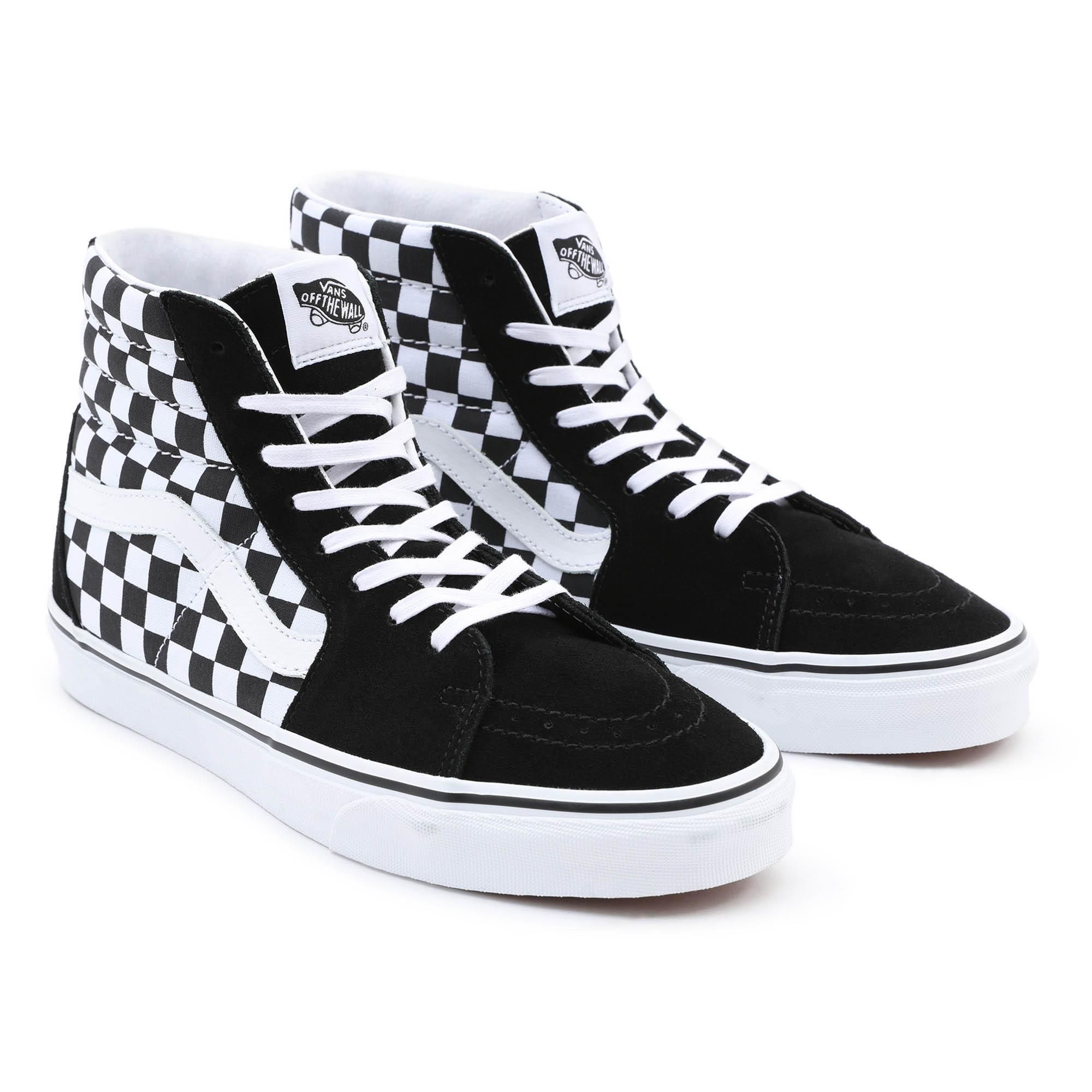 Черные высокие кроссовки vans sk8