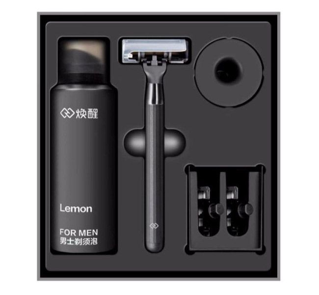 Набор для бритья MiJia Lemon Razor HandX H300 (Black/Черный) 