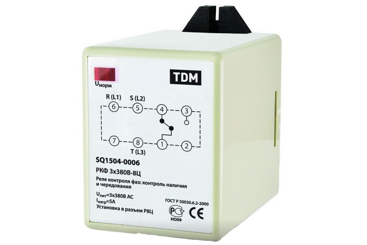 Реле контроля фаз цокольное серии ркф 3х380в-8ц tdm. Ркф 8. Ркф 8. Ркф 8. Реле контроля фаз многофункциональное rkf-8.