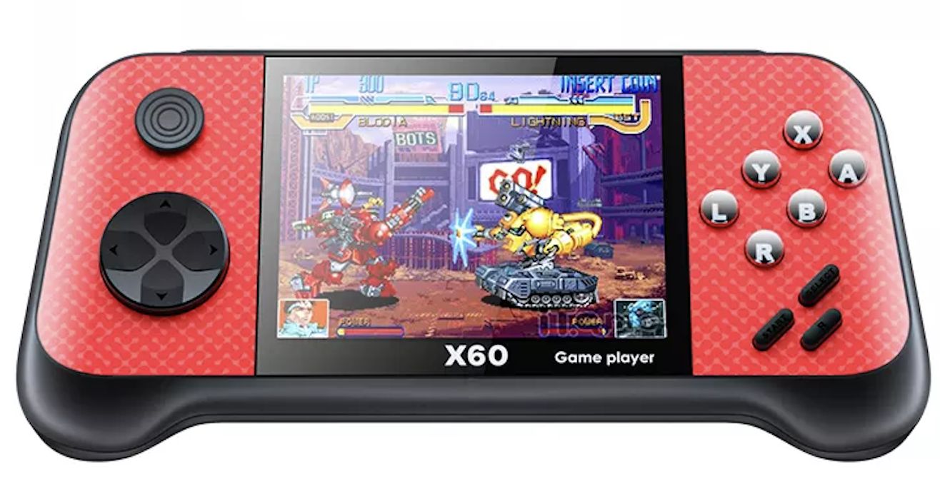 Игровая консоль X60, 4849 игр, 16 bit, без джойстика, красный - купить с  доставкой по выгодным ценам в интернет-магазине OZON (797702753)