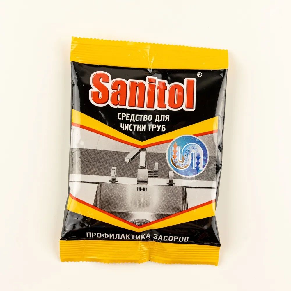 Sanitol Антизасор для чистки труб 90 гр