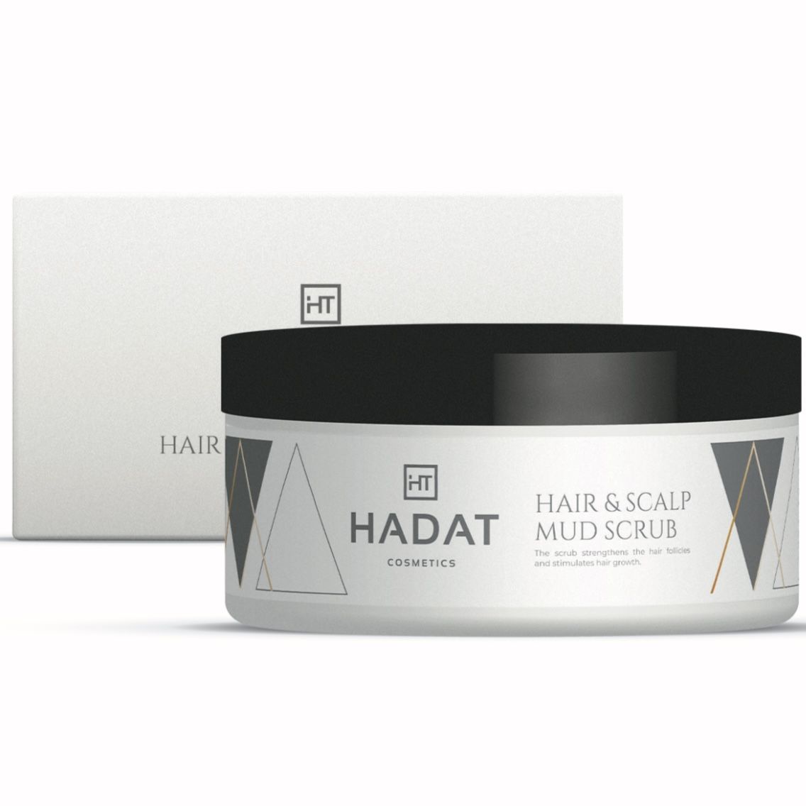 HADAT COSMETICS Hair & Scalp Mud Scrub / Очищающий скраб для волос и кожи головы, 300 мл