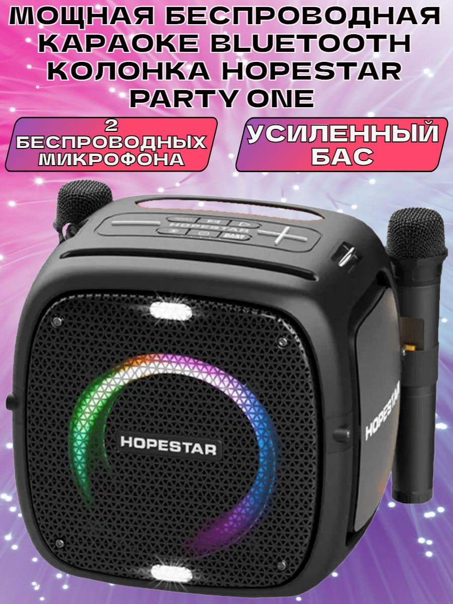 Колонка караоке отзывы. Колонка для вечеринок. HOPESTAR Party one Mini.