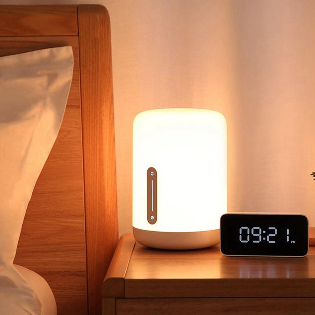 Прикроватная лампа xiaomi mi bedside lamp 2 белая