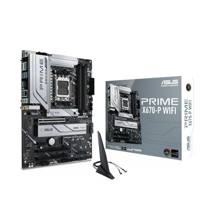 ASUS Материнская плата PRIME X670-P WIFI DDR5