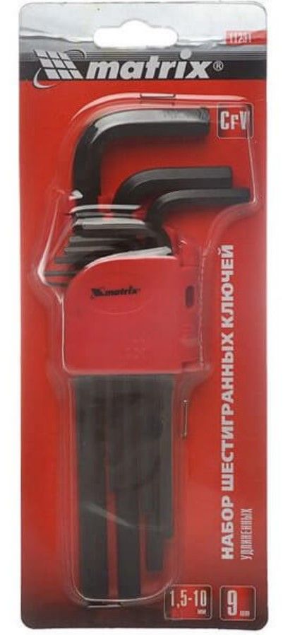 5-10 мм, crv, 9шт//matrix. набор ключей имбусовых 1. 5-10мм 9шт matrix. набор шестигранных ключей matrix 11231. набор ключей matrix 11231.
