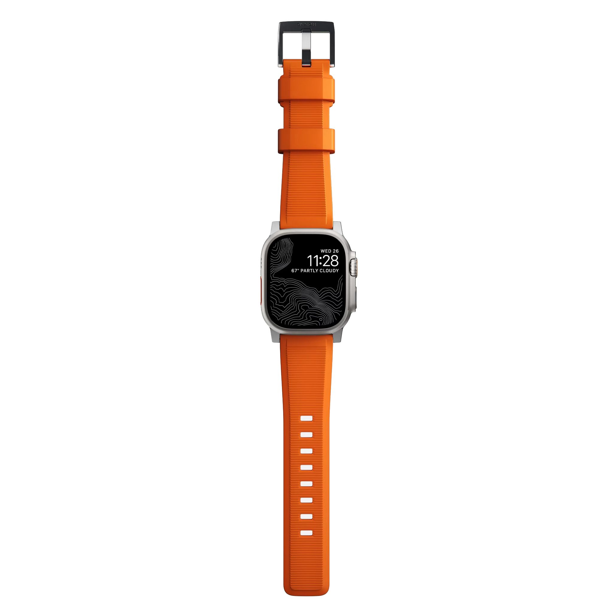 Watch ultra orange. Nomad Rugged Band. Часы Rugged. 630нм (Ultra Orange).