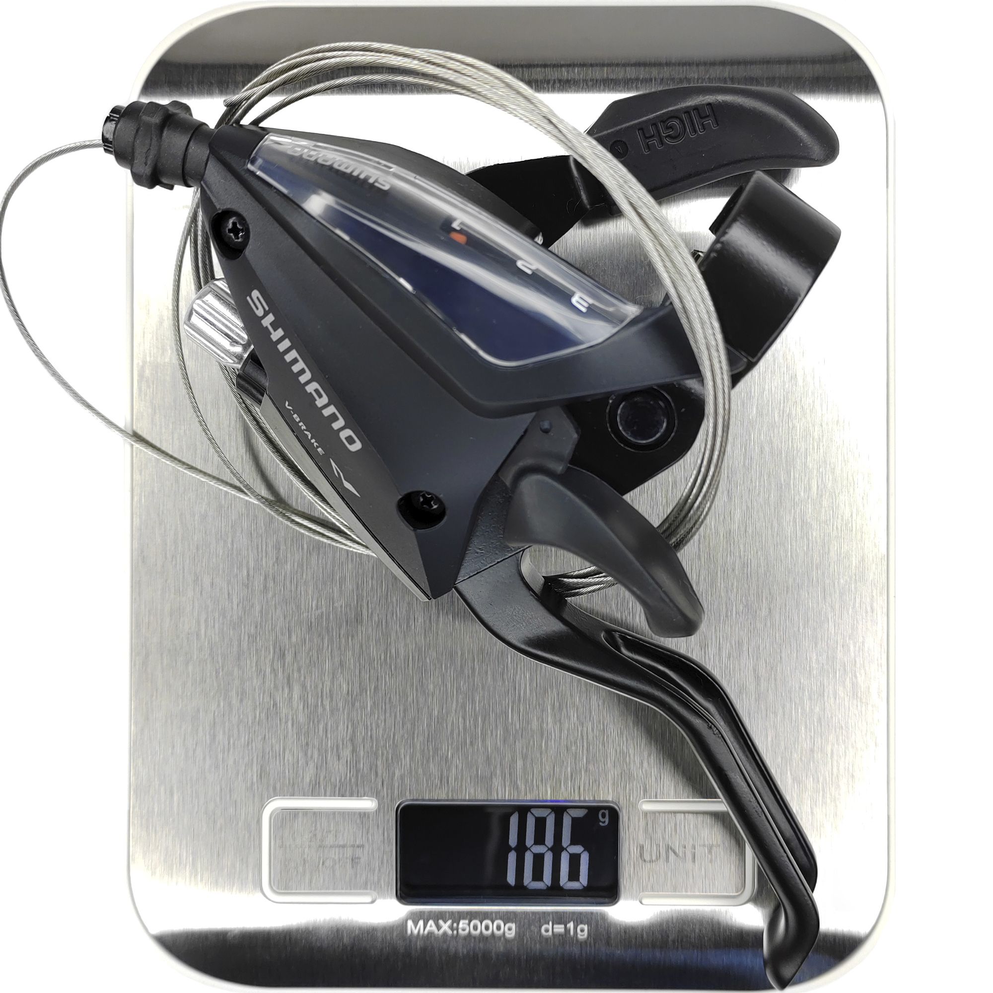 Shimano Шифтер ручка тормоза ST-EF500, серия Acera, 3 скорости, под левую руку, трос 180 см, OEM — Товары для велоспорта