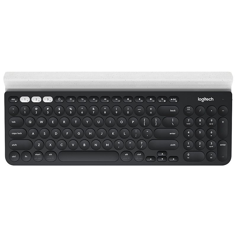 LogitechИгроваяклавиатурабеспроводнаяLogitechk780MULTI-DEVICE,Английскаяраскладка,черныйматовый