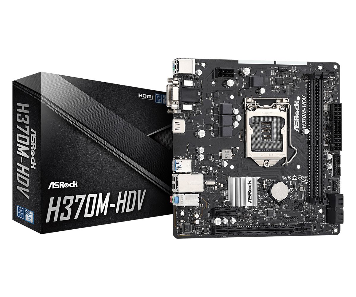 ASRockМатеринскаяплатаH370M-HDVDDR4