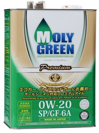 MOLYGREENPREMIUM0W-20Масломоторное,Синтетическое,4л