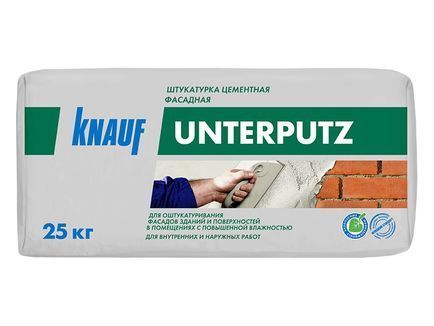 Штукатурка цементная KNAUF Унтерпутц, 25кг