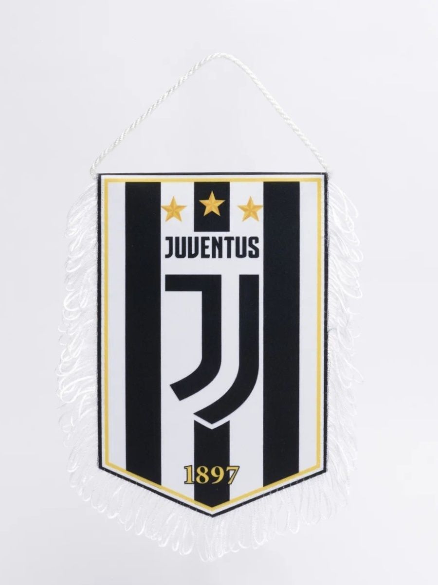 Вымпел средний 15х22 см Ювентус Juventus