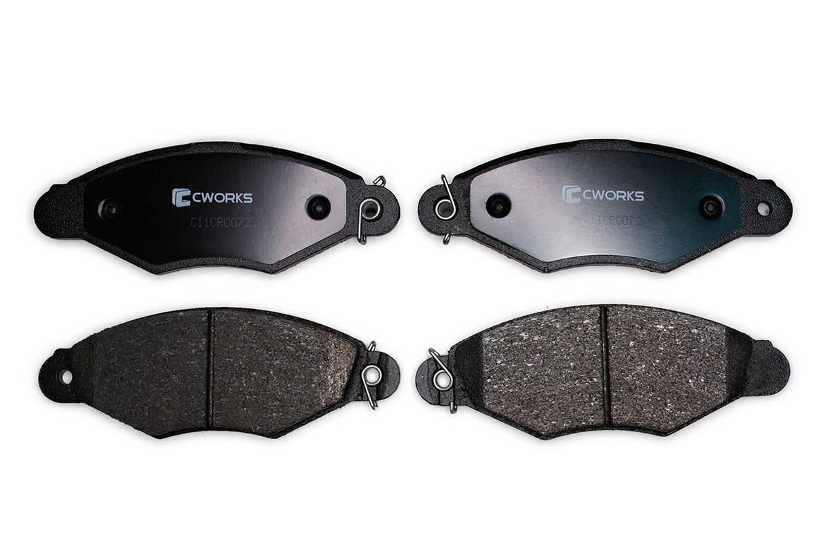 Cworks амортизаторы. CWORKS колодки. Колодки тормозные 72 мм. 75-85 CWORKS.
