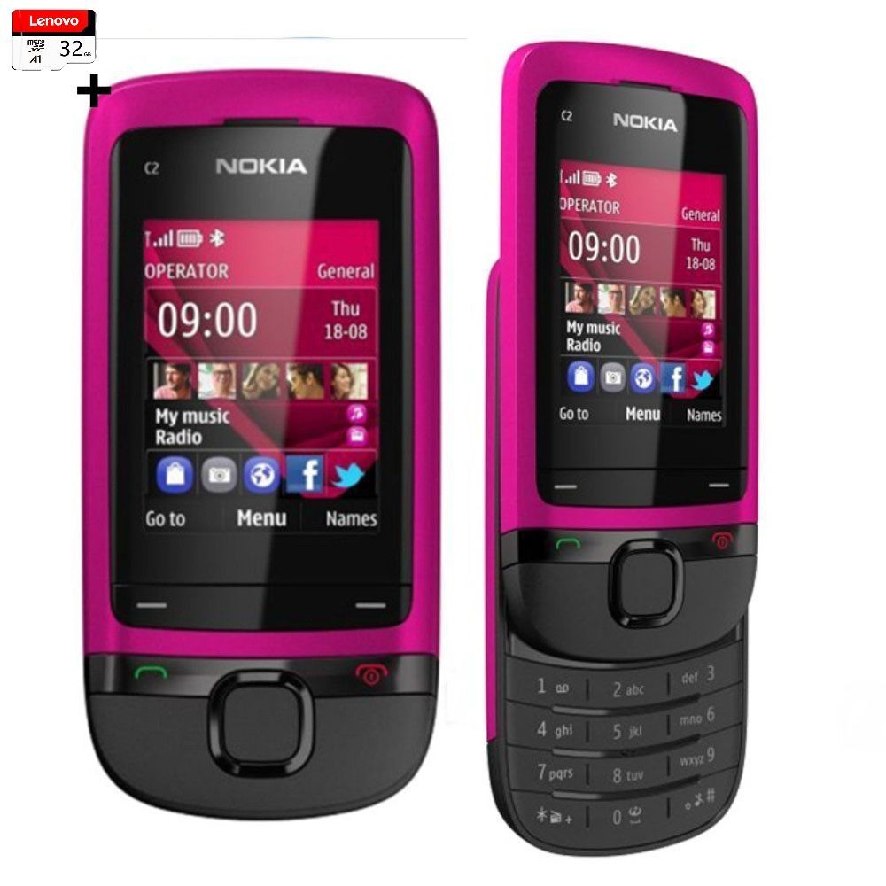 Мобильный телефон WНовый слайдер Nokia-6534ZSDFHXFTH, красный