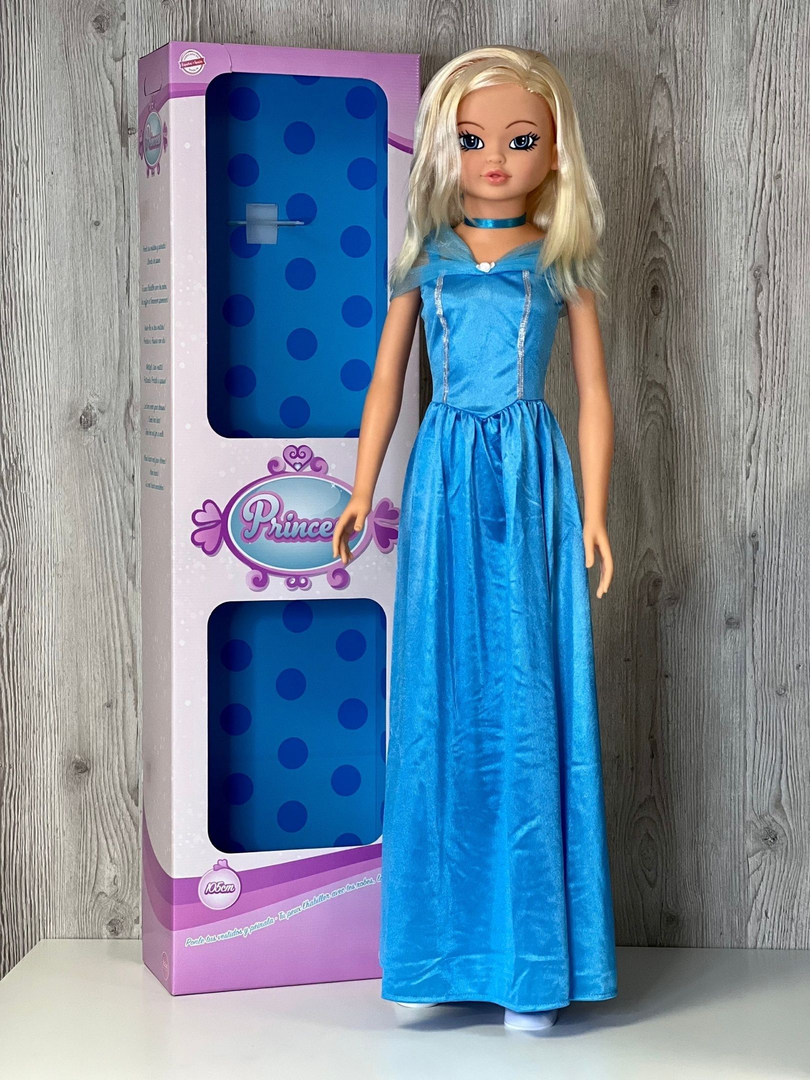 Poupée Falca Teen 105 Cm Girls Princess Blue