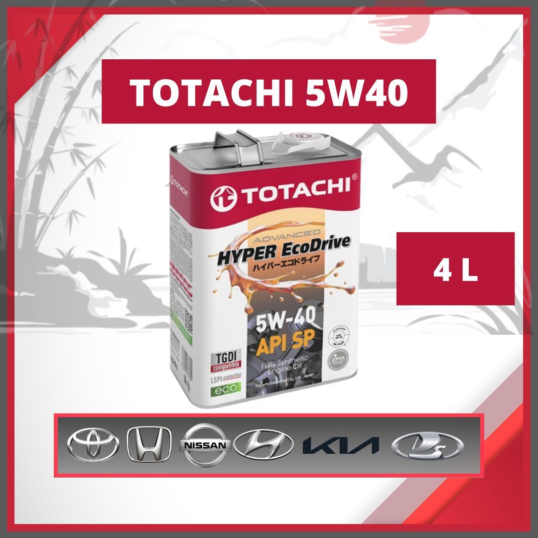 TOTACHI5W-40Масломоторное,Синтетическое,4л