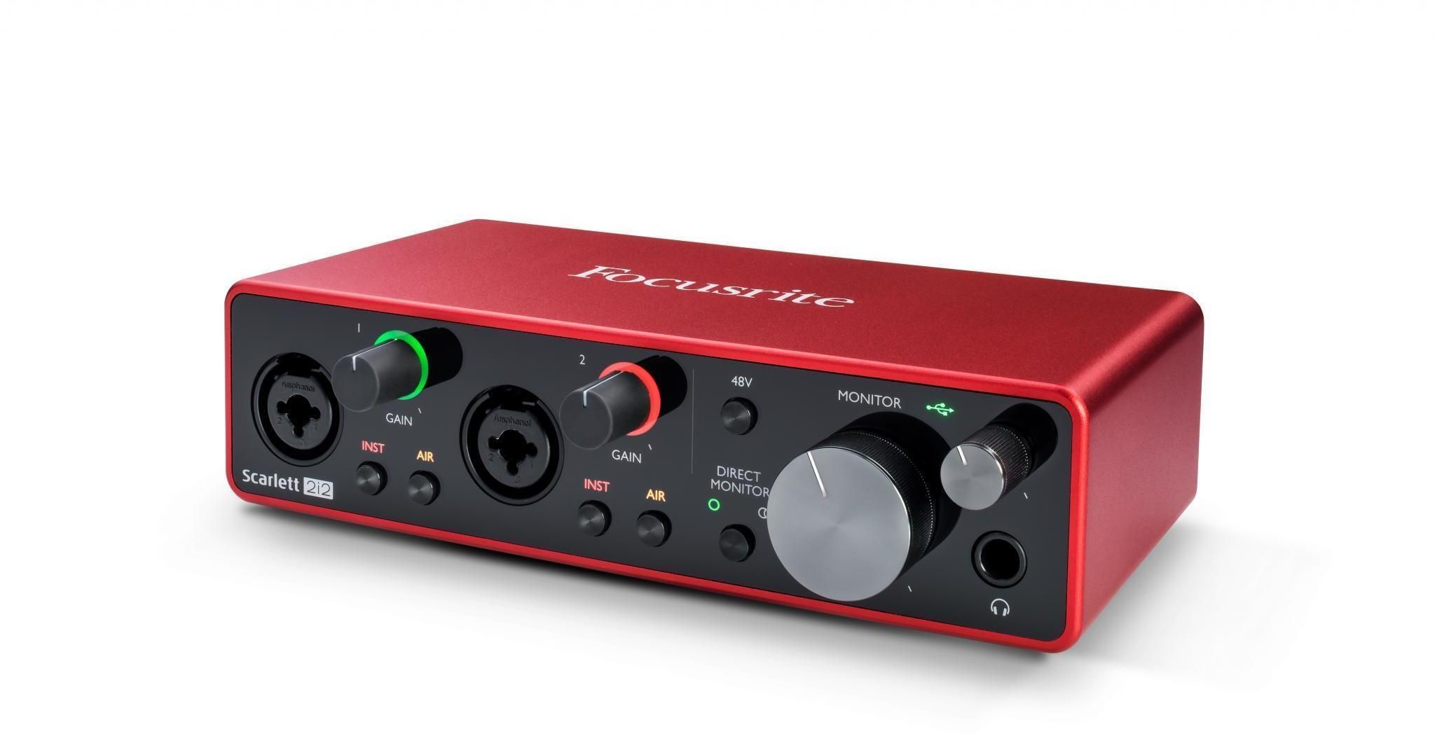 Внешняя звуковая карта focusrite