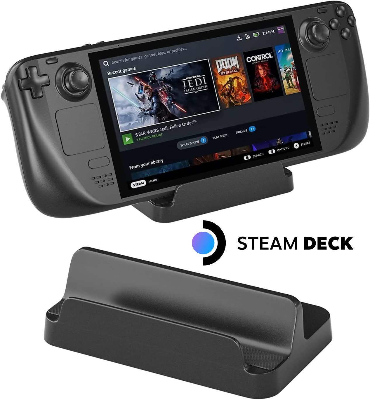 ПодставкадержательдляSteamDeck,NintendoSwitch,AsusRogAlly,смартфона,планшета