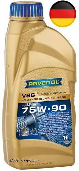 ТрансмиссионноемаслоRAVENOLVSG75W-90,синтетическое,1л