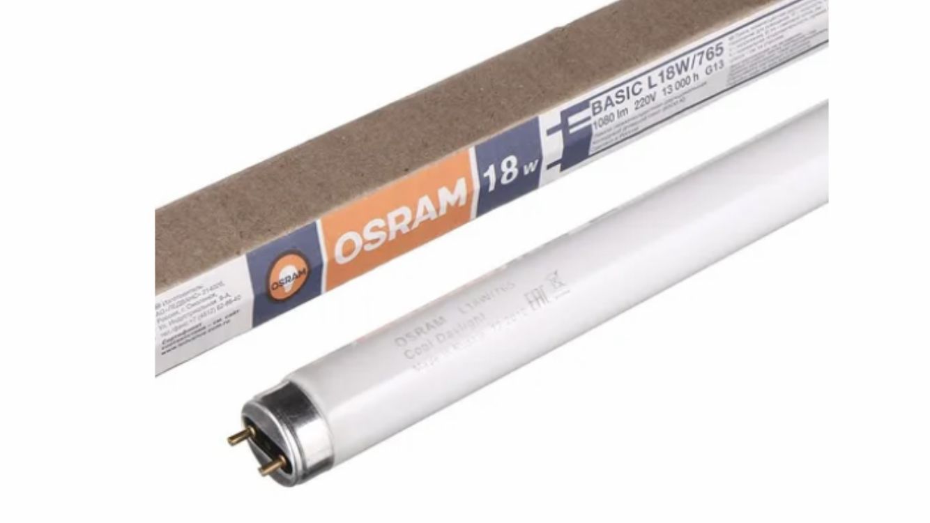 Лампа люминесцентная g13. Лампа люминесцентная Osram FL-18w. Лампа люминесцентная Osram 18вт g13 трубка. Лампа Osram 18w/640. Лампа люминесцентная l18w/765 Osram.