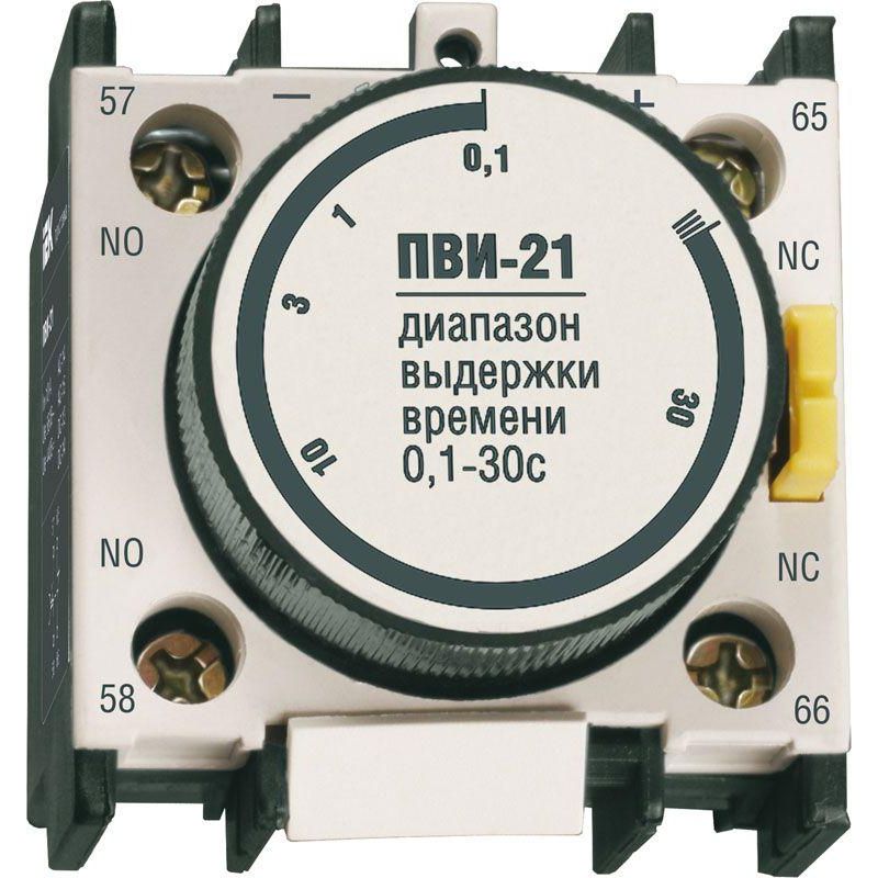Контакты реле с выдержкой времени Приставка ПВИ 21 0.1-30 сек IEK KPV20-11-1 (1 шт.) - купить по выгодной цене в и - Товар на картинке можно купить.