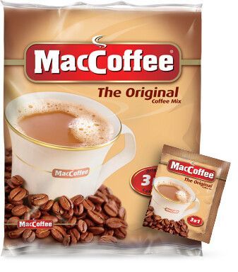 НапитоккофейныйрастворимыйMACCOFFEE3в1ОРИГИНАЛ20гх50штук