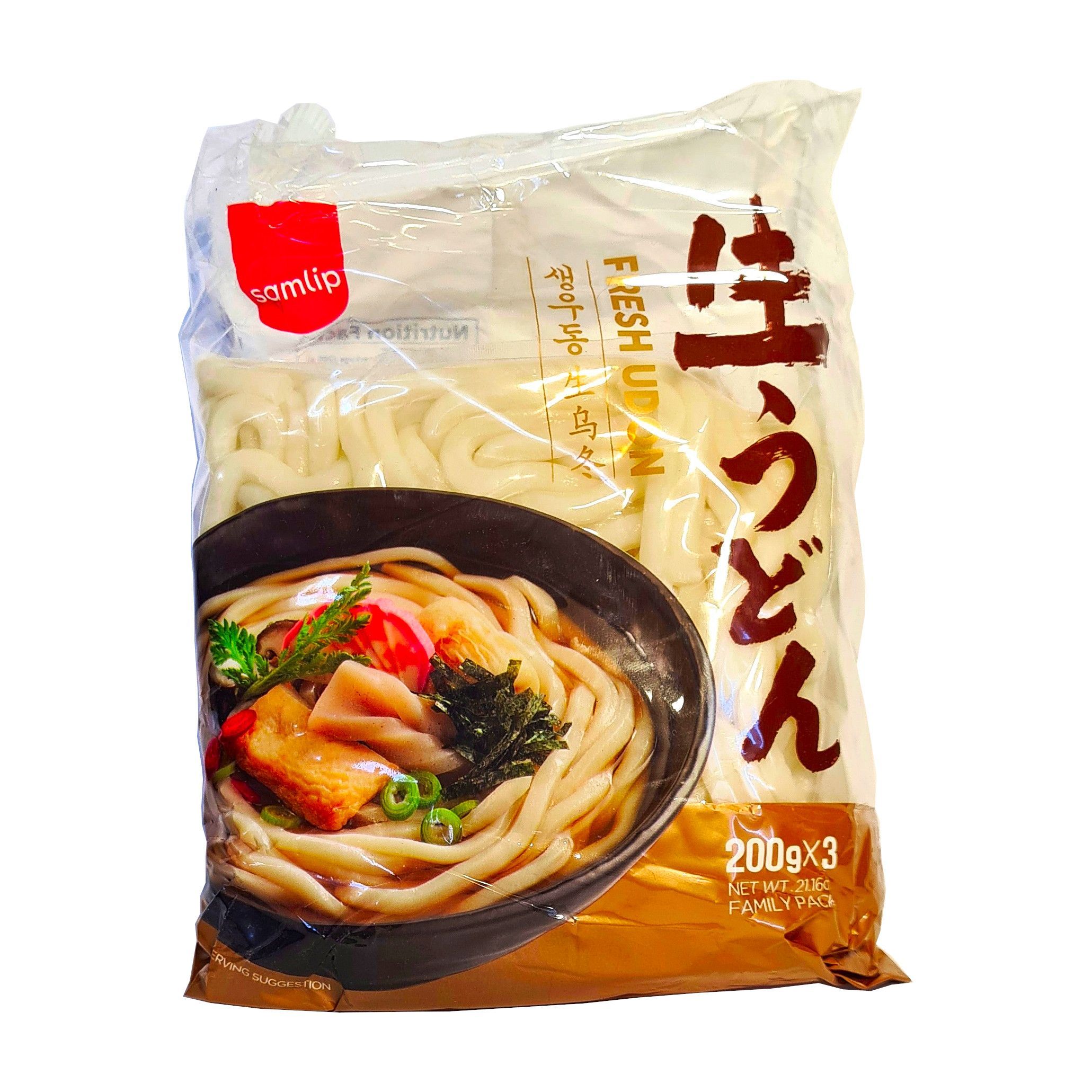 Samlip Sanuki Fresh Udon - удон, толстая пшеничная лапша (600гр). - купить  с доставкой по выгодным ценам в интернет-магазине OZON (946302246)