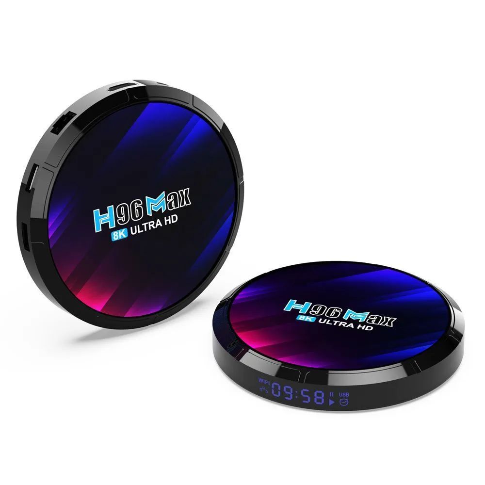 H96 max rk3528 4 64 гб. Медиаплеер h96 Max rk3528 Android, 4 ГБ/64 ГБ, Wi-Fi, Bluetooth, черный, фиолетовый.