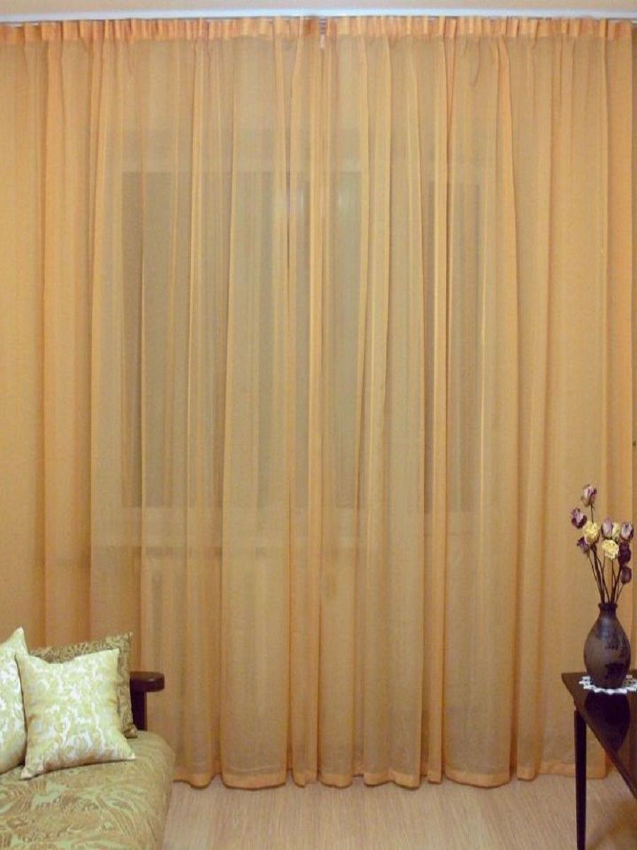 Тюль вуаль в интерьере гостиной фото
