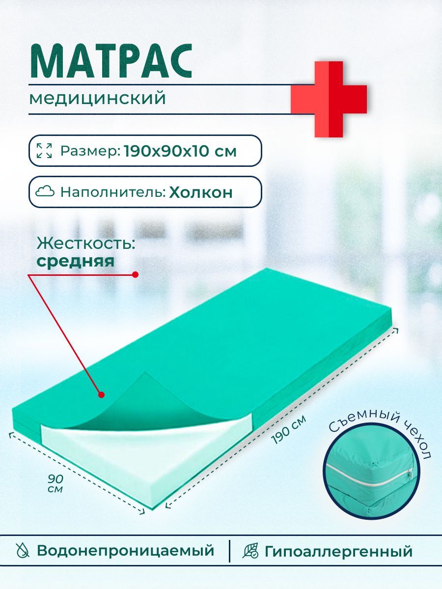 Чехол на медицинский матрас водонепроницаемый