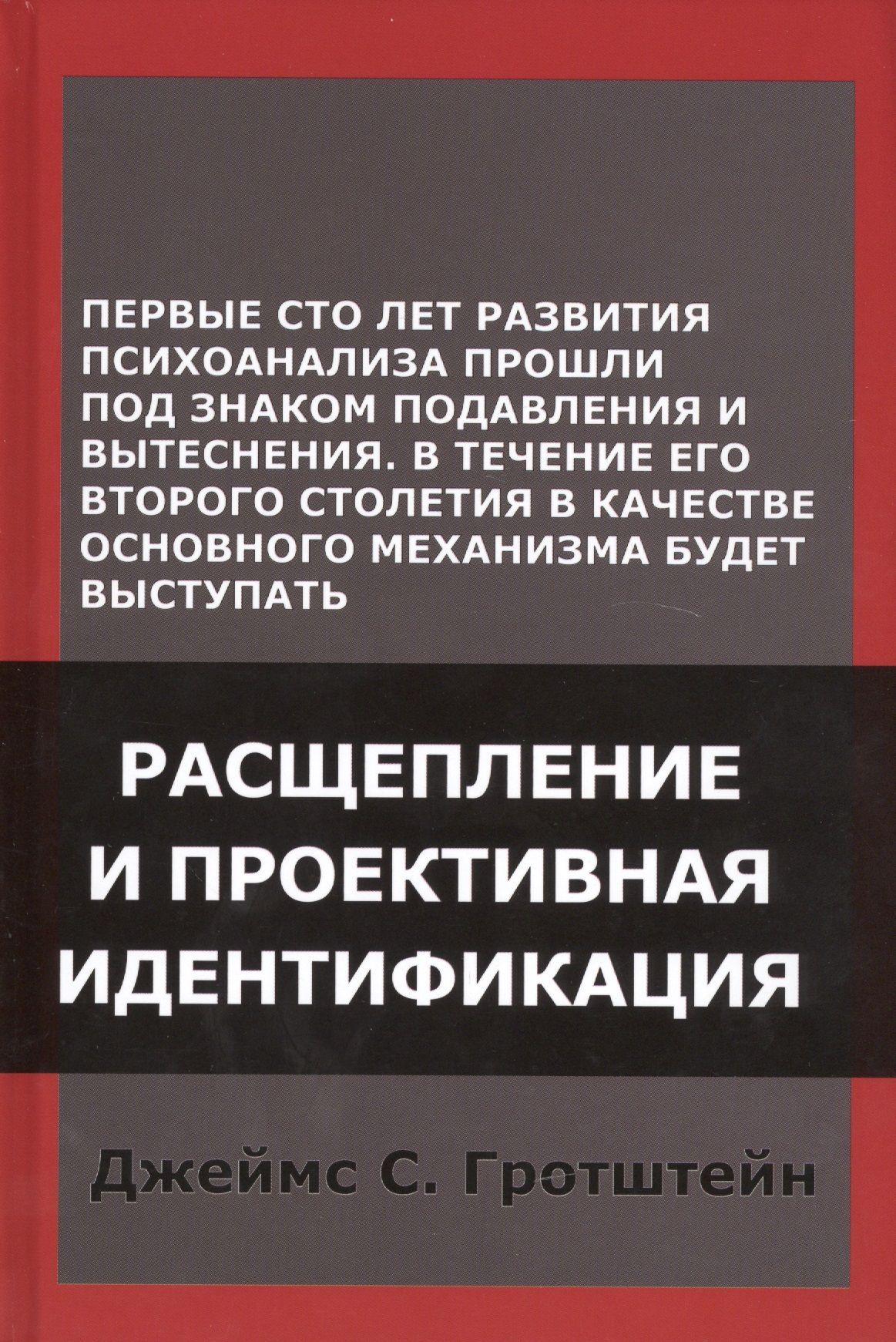 Расщеплениеипроективнаяидентификация|ГротштейнДжеймсС.