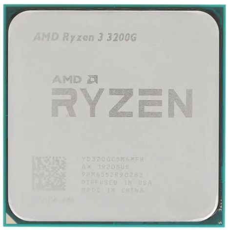 ПроцессорAMDRyzen33200GсокетAM4,3,6ГГц,65Вт,4ядра,RADEONVega8,OEM