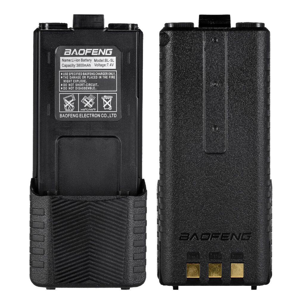 Как снять аккумулятор баофенг BAOFENG BL-5L Литий-ионный аккумулятор повышенной емкости большой емкости 7,4 В,