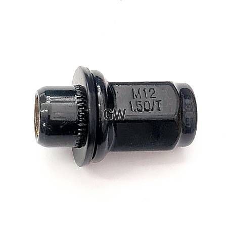 Колесные гайки с прессшайбой М12х1.5 L47/5 мм для Mitsubishi, Toyota, Lexus и др. (5 шт.) 3