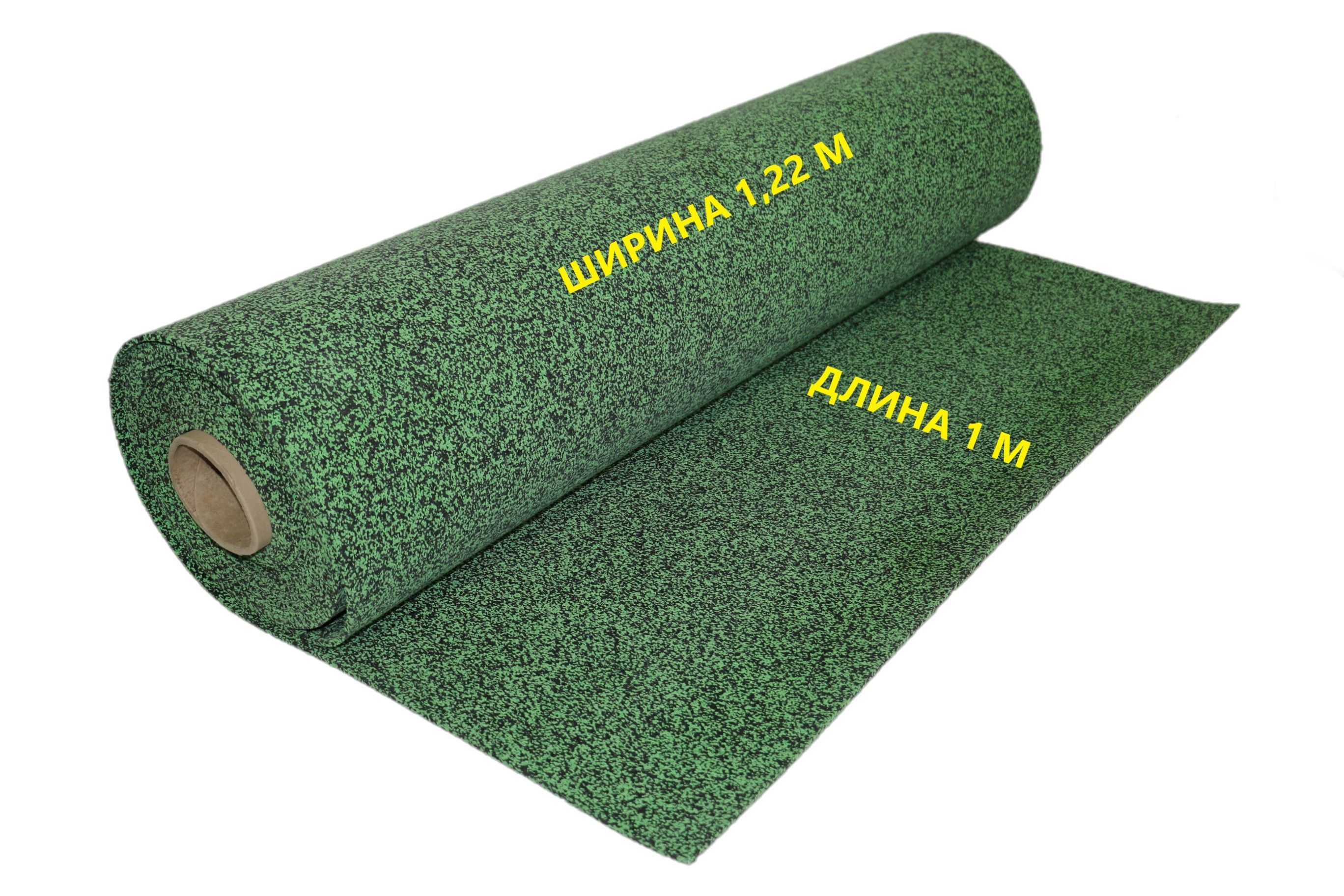 Рулонное покрытие Coil mat 6000х1220х10 мм зеленый
