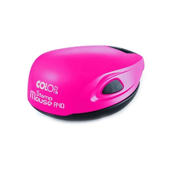 Оснастка для печати карманная Colop Stamp Mouse R40, цвет РОЗОВЫЙ НЕОН