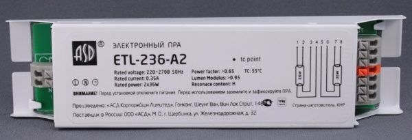 Электронные пру. ЭПРА ЕТЛ-236-а2. ЭПРА ETL-236. ЭПРА ETL-418d. Electronic ballast ETL-236.