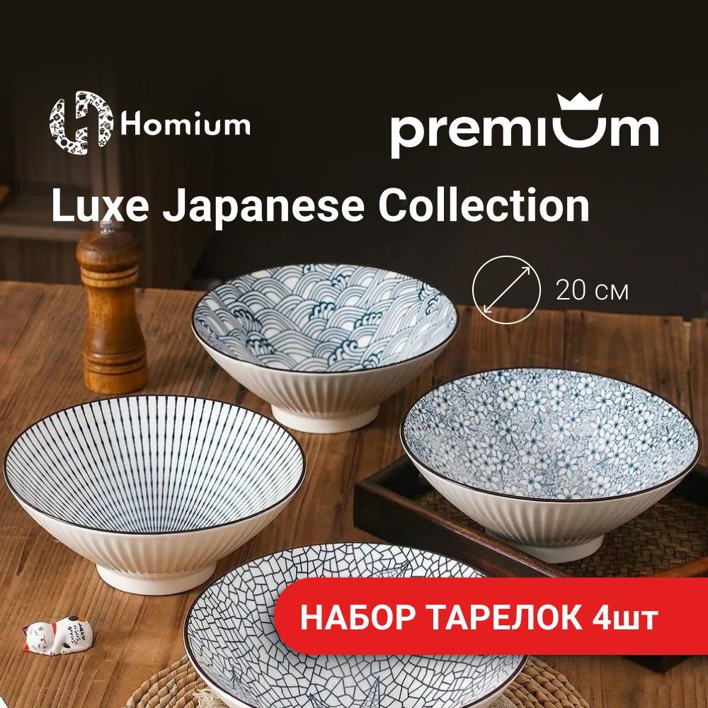 Набор посуды HOMIUM Набор тарелок Homium Collection, 2шт, D22.5см