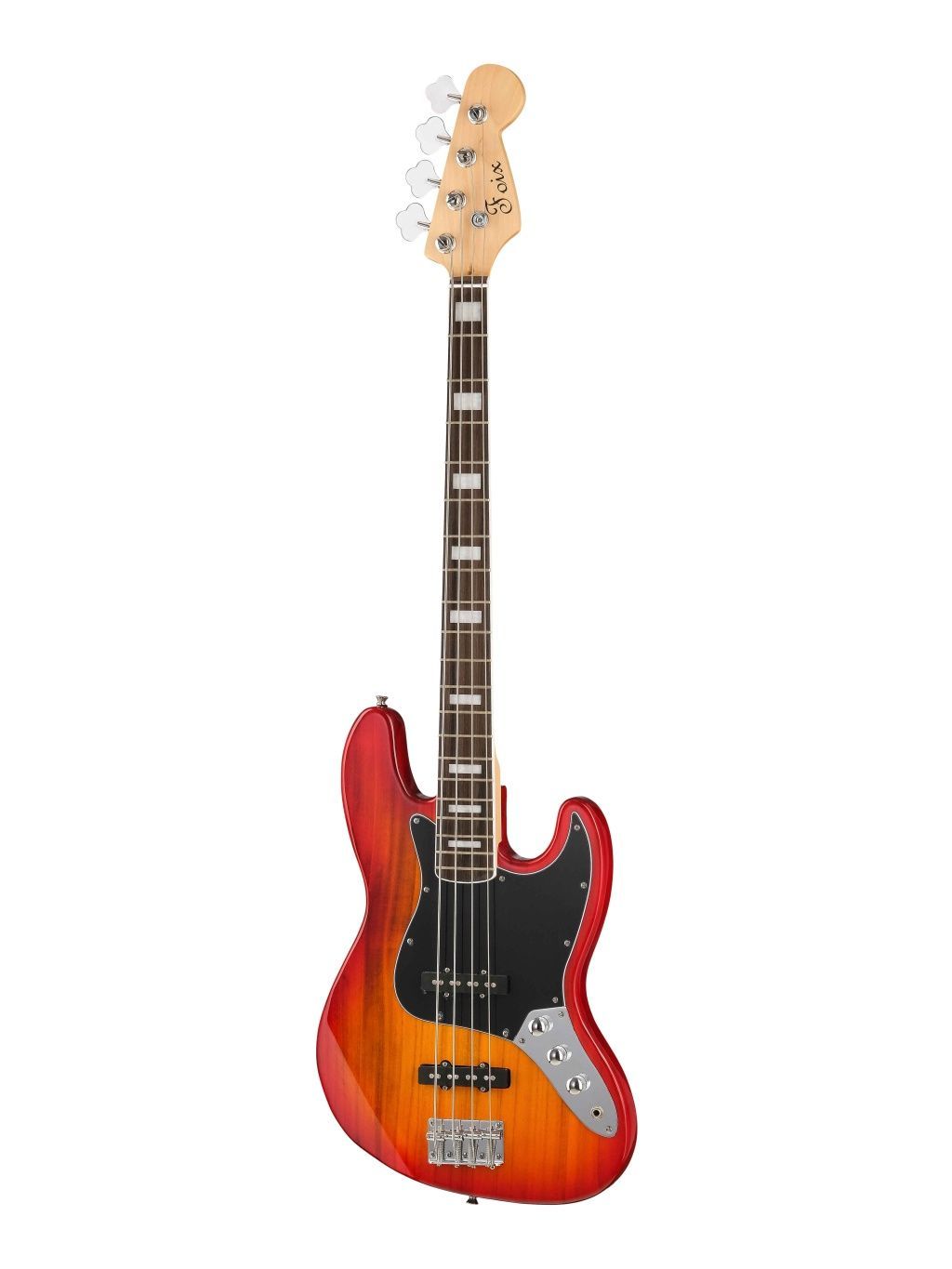 Бас-гитара "Jazz Bass", Cherry Sunburst, Foix