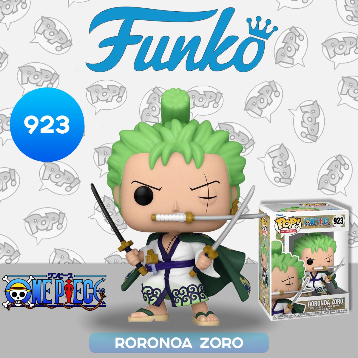 Фигурка Funko POP! Animation One Piece Roronoa Zoro (923) 54462 / Фигурка  по мотивам аниме 