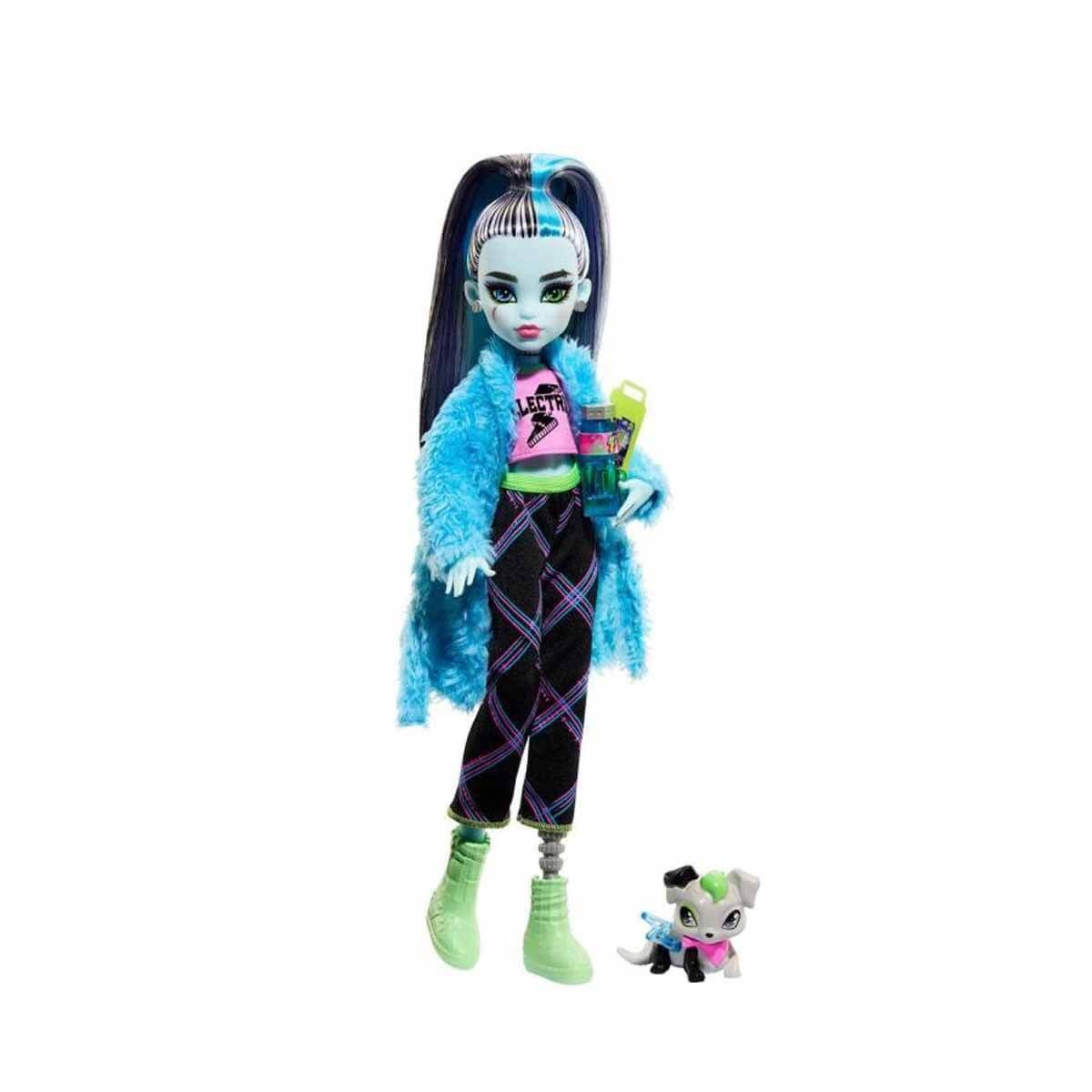 Монст Хай Френки Monster High Frankie Stein Creepover Party - купить с  доставкой по выгодным ценам в интернет-магазине OZON (1092682553)