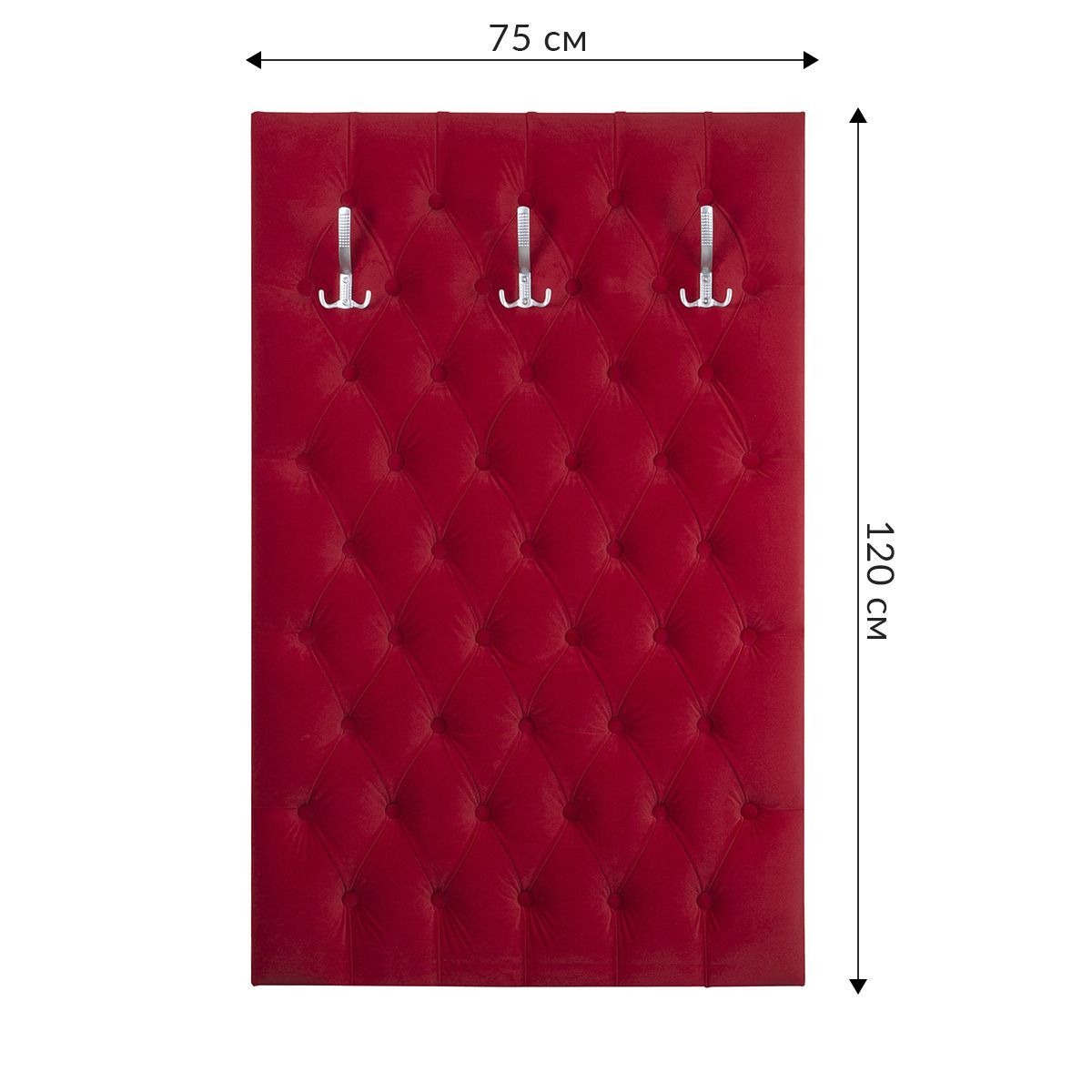 Вешалканастенная,75х7х120см