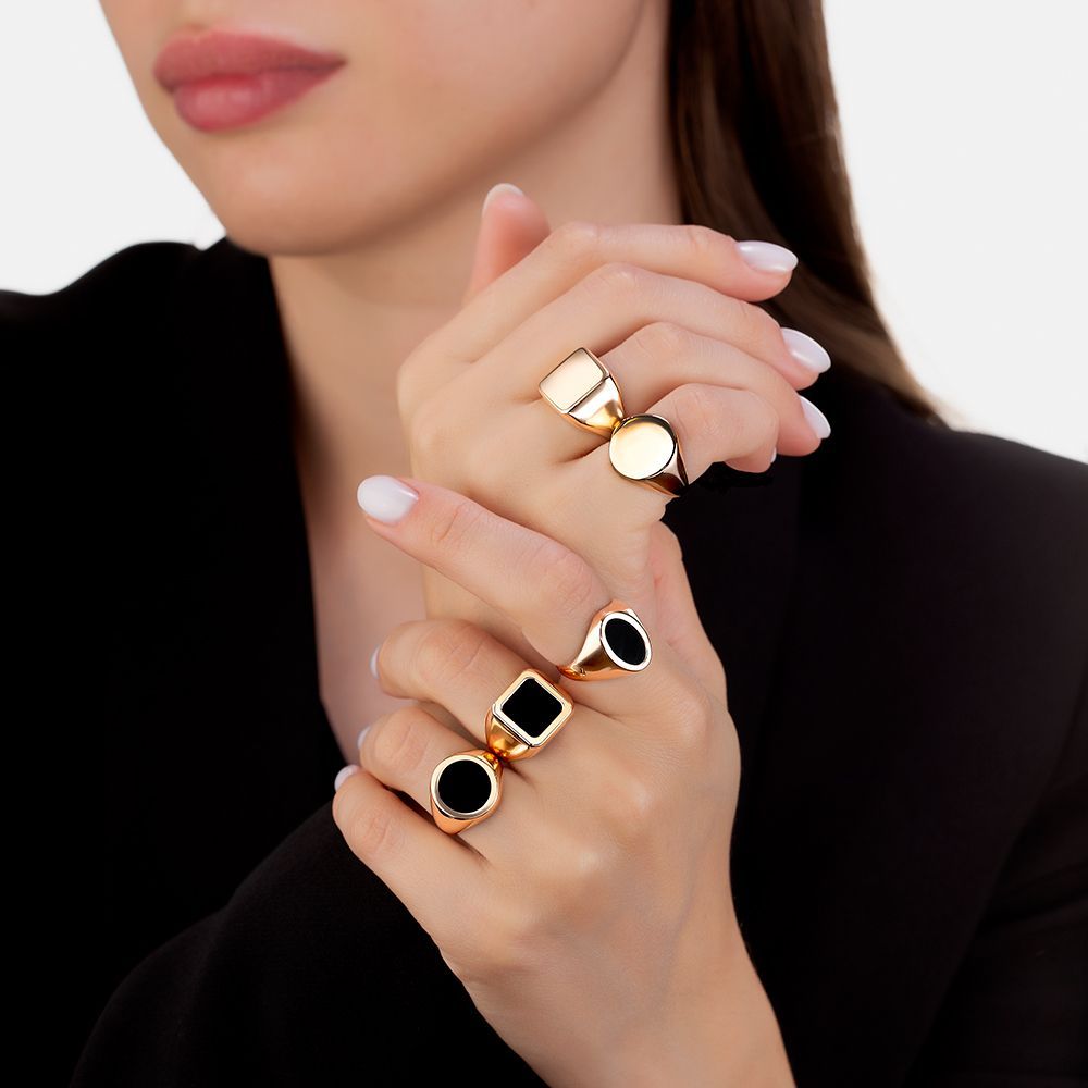 Женская печатка, перстень из золота 585 пробы Красносельский ювелир,широкое кольцо квадратной формы, со вставкой фианит-кубический цирконий -купить с доставкой по выгодным ценам в интернет-магазине OZON (1125096499)